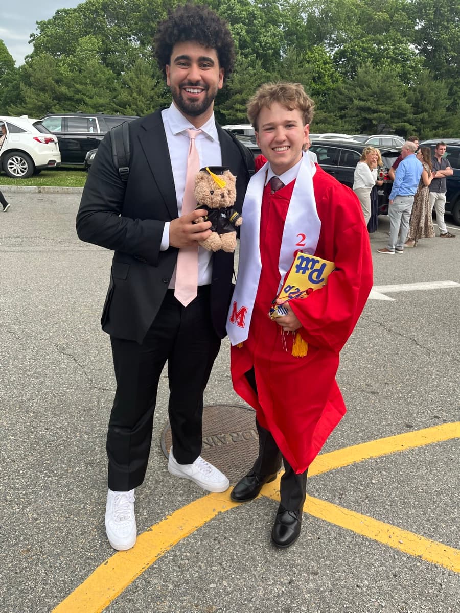 Omar with Evan